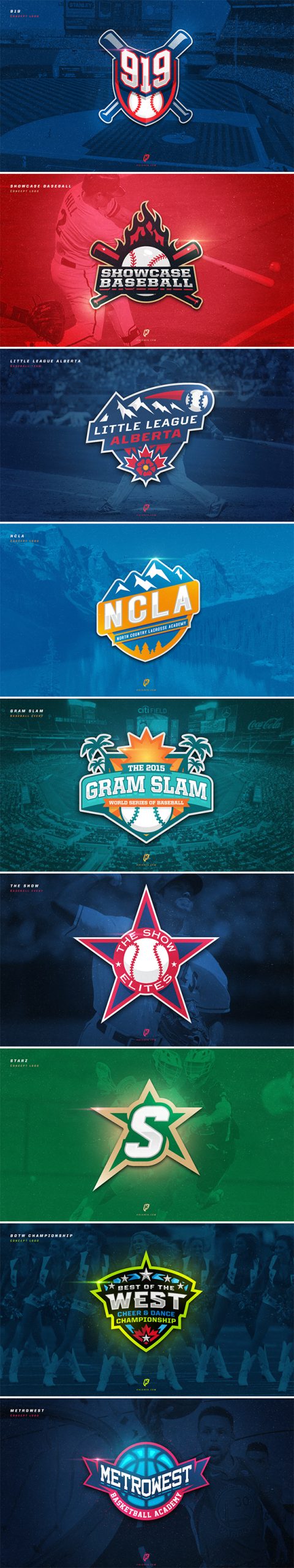 logo设计案例：Sports Logos Vol. 01插图